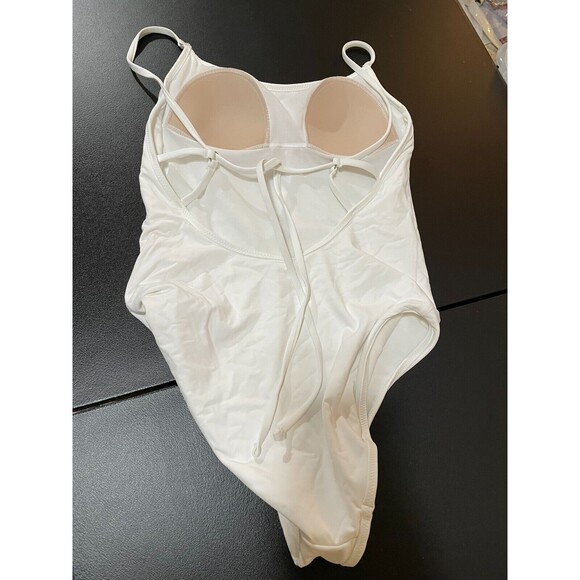 ATHLETA WOMEN WHITE CORTES STRAPPY ONE PIECE SWIMSUIT SIZE XXS - Picture 4 of 8